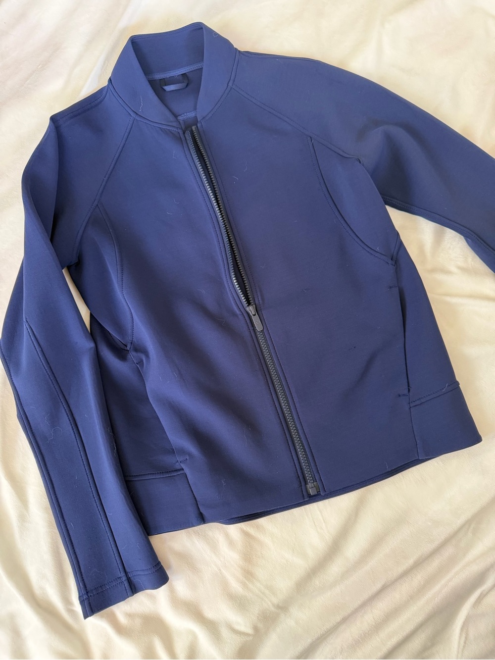 lululemon athletica Navy Lightweight Zip-Up Jacket